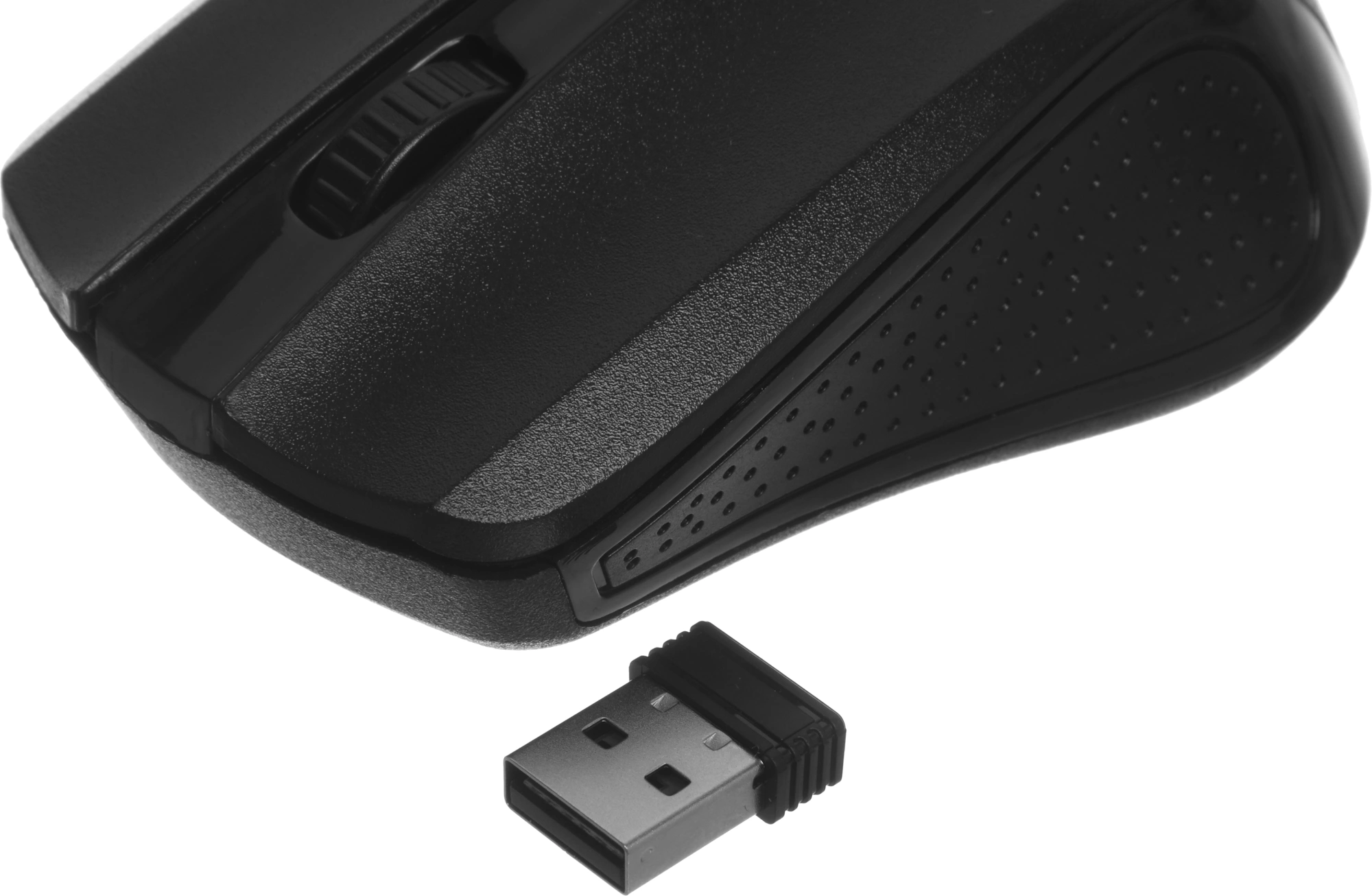 Мышь Оклик 485MW черный оптическая 1600dpi беспров. USB для ноутбука 3but (997819) — миниатюра 12