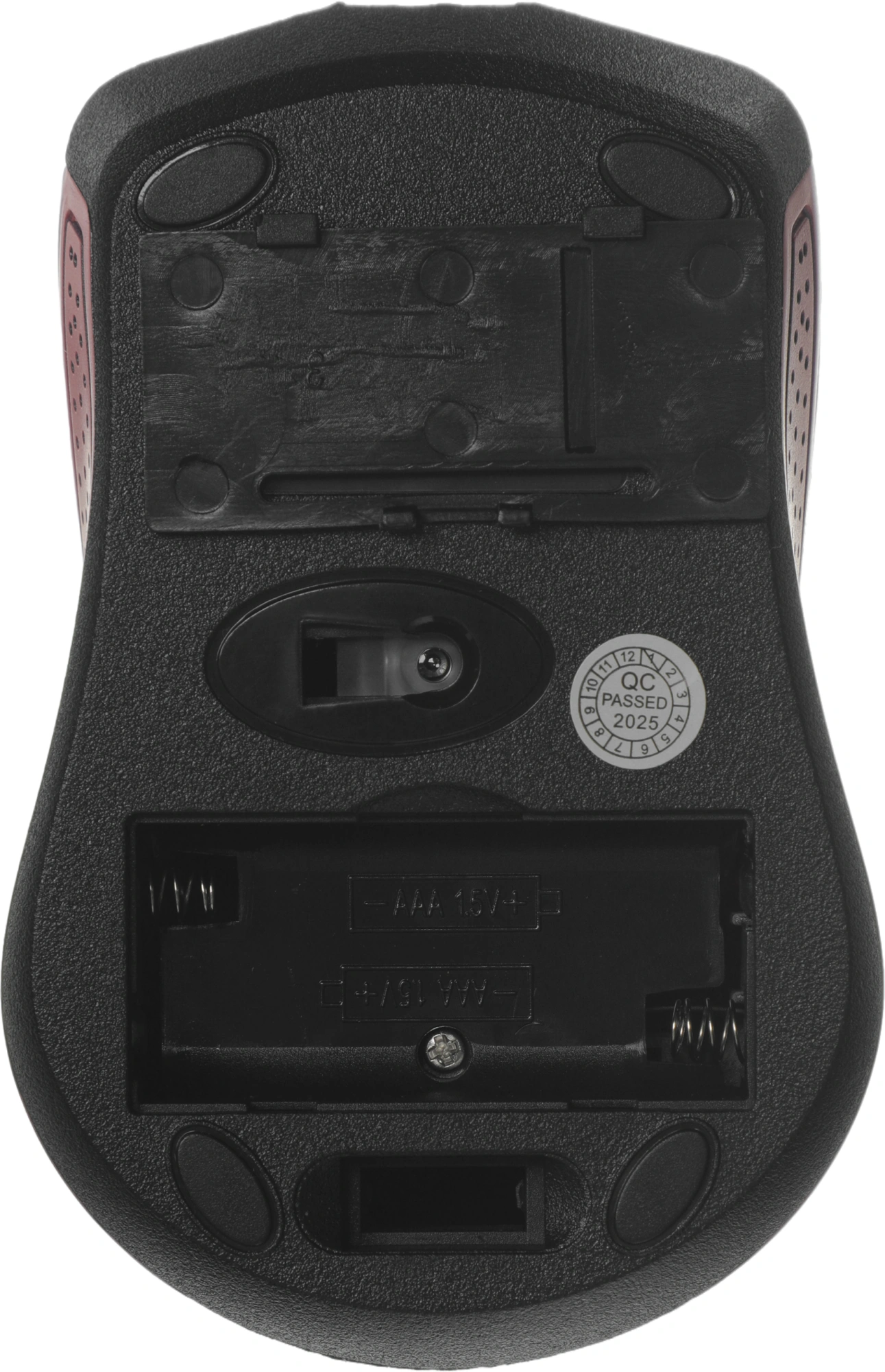 Мышь Оклик 485MW черный/красный оптическая 1600dpi беспров. USB для ноутбука 3but (997828) — миниатюра 19
